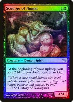 Scourge of Numai FOIL Betrayers of Kamigawa NM Black Uncommon CARD ABUGames - Image 1