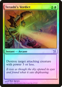Terashi's Verdict FOIL Betrayers of Kamigawa NM White Uncommon CARD ABUGames - Image 1