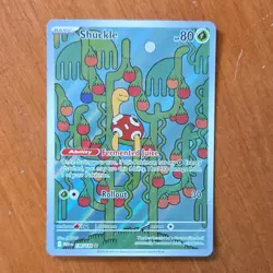 Pokemon Shuckle Me01: Mega Evolution 136/132 Holo Full Art Rare Basic Card - Image 1