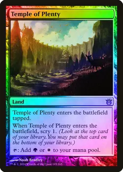 Temple of Plenty FOIL Born of the Gods NM Land Rare MAGIC MTG CARD ABUGames - Image 1
