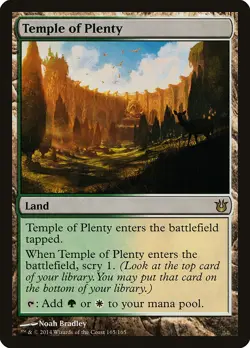 Temple of Plenty Born of the Gods NM Land Rare MAGIC GATHERING CARD ABUGames - Image 1