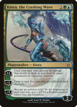 Kiora, the Crashing Wave Born of the Gods NM Mythic Rare CARD ABUGames - Image 1