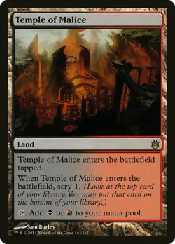 Temple of Malice Born of the Gods NM Land Rare MAGIC GATHERING CARD ABUGames - Image 1
