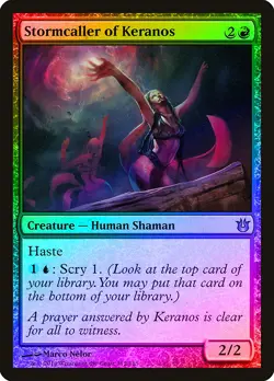 Stormcaller of Keranos FOIL Born of the Gods NM Red Uncommon MTG CARD ABUGames - Image 1