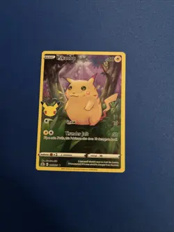 Pokemon TCG Pikachu 5/25 25th Celebrations Holo Card - Image 1