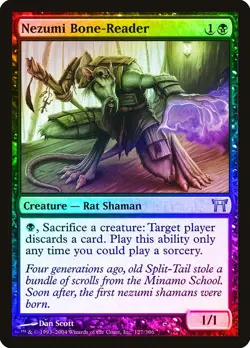 Nezumi Bone-Reader FOIL Champions of Kamigawa PLD Uncommon CARD ABUGames - Image 1