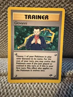 Giovanni 104/132 Gym Challenge Pokemon Card - Non Holo - Image 1