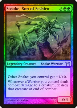 Sosuke, Son of Seshiro FOIL Champions of Kamigawa NM Uncommon CARD ABUGames - Image 1