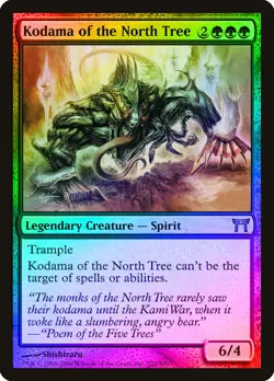 Kodama of the North Tree FOIL Champions of Kamigawa HEAVILY PLD CARD ABUGames - Image 1