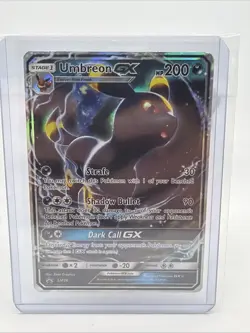 Pokemon Umbreon GX TCG Sun & Moon SM36 Promo Card Regular Sized MP - Image 1