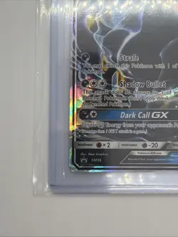 Pokemon Umbreon GX TCG Sun & Moon SM36 Promo Card Regular Sized MP - Image 4