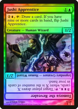 Jushi Apprentice FOIL Champions of Kamigawa PLD Blue Rare MAGIC CARD ABUGames - Image 1