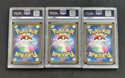 Pokemon Card Ivysaur, Charmeleon, Wartortle 151 Master Ball Mirror PSA 10 - Image 2