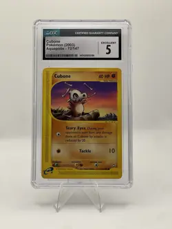 Pokemon TCG Aquapolis Cubone Card Regular, Common, 72/147 - Image 1
