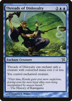 Threads of Disloyalty Betrayers of Kamigawa PLD Blue Rare MAGIC CARD ABUGames - Image 1
