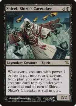 Shirei, Shizo's Caretaker Betrayers of Kamigawa NM Black Rare CARD ABUGames - Image 1