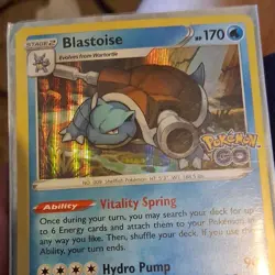 Pokemon Blastoise Pokemon GO Holo Ability Card Lot 4x English TCG - Image 4