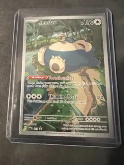 Pokemon TCG Sv: Scarlet & Violet Promo Snorlax Holo Basic 051 HP 150 Card - Image 1