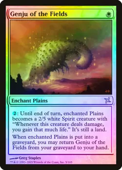 Genju of the Fields FOIL Betrayers of Kamigawa NM White Uncommon CARD ABUGames - Image 1