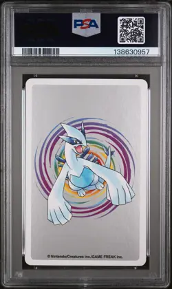 2000 POKEMON SILVER VERSION PLAYING CARDS JOKER #025B PIKACHU PSA 8 - Image 2