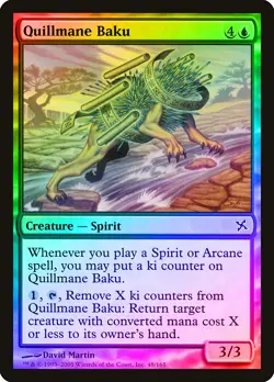 Quillmane Baku FOIL Betrayers of Kamigawa NM Blue Common MAGIC CARD ABUGames - Image 1