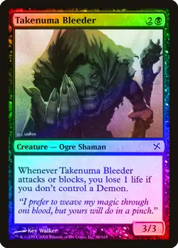 Takenuma Bleeder FOIL Betrayers of Kamigawa NM Black Common MTG CARD ABUGames - Image 1