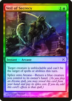 Veil of Secrecy FOIL Betrayers of Kamigawa NM Blue Common MAGIC CARD ABUGames - Image 1