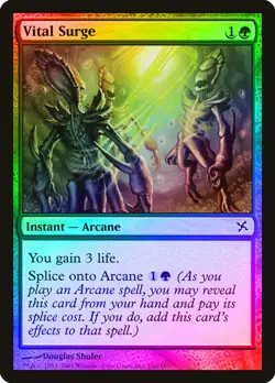 Vital Surge FOIL Betrayers of Kamigawa NM Green Common MAGIC MTG CARD ABUGames - Image 1