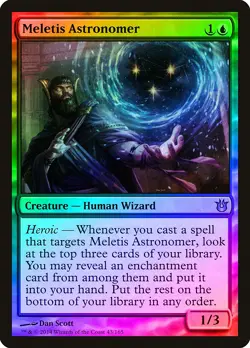 Meletis Astronomer FOIL Born of the Gods NM Blue Uncommon MAGIC CARD ABUGames - Image 1