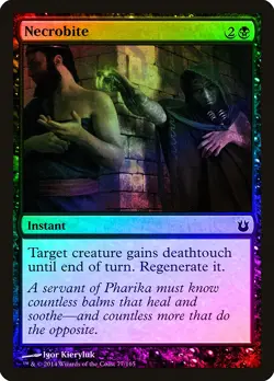 Necrobite FOIL Born of the Gods NM Black Common MAGIC GATHERING CARD ABUGames - Image 1