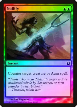Nullify FOIL Born of the Gods NM Blue Common MAGIC THE GATHERING CARD ABUGames - Image 1