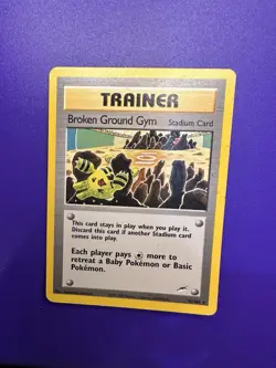 BROKEN GROUND NEO DESTINY GYM CARD 92/105 POKEMON TCG - Image 1