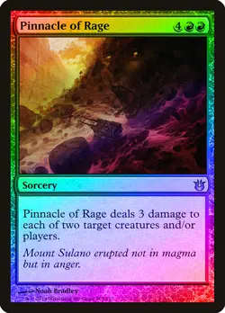 Pinnacle of Rage FOIL Born of the Gods NM Red Uncommon MAGIC MTG CARD ABUGames - Image 1
