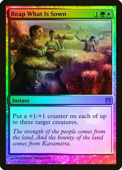 Reap What Is Sown FOIL Born of the Gods NM White Green Uncommon CARD ABUGames - Image 1