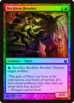 Reckless Reveler FOIL Born of the Gods NM Red Common MAGIC MTG CARD ABUGames - Image 1