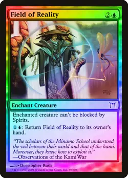 Field of Reality FOIL Champions of Kamigawa NM Blue Common MAGIC CARD ABUGames - Image 1