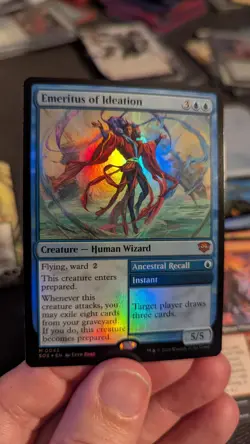 1X Emeritus Of Ideation Foil NM - Secrets Of Strixhaven STX Magic MTG x1 - Image 1