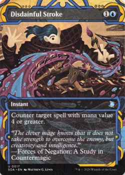magic the gathering, disdainful stroke, mint - Image 1
