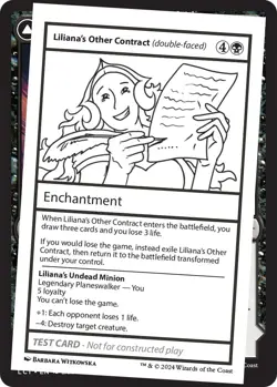 Normal - Liliana's Other Contract (double-faced) - NM - EN - Image 1