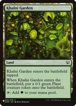 Khalni Garden x1 1x Mystery Booster 2 NM MTG - Image 1