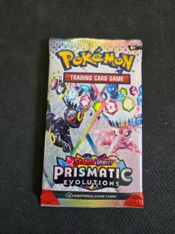 23.41g HEAVY Pokemon Prismatic Evolutions Booster Pack - Sealed - Potential Hit! - Image 2