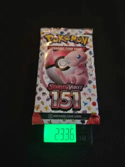 23.36g HEAVY Pokemon Scarlet & Violet 151 Booster Pack - Sealed - Potential Hit! - Image 1