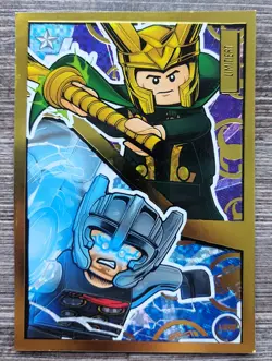 LEGO Marvel Avengers Card LE29 Comic Thor vs. Loki 2023 - Image 1