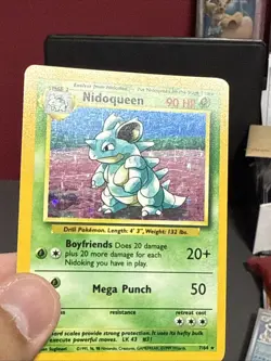 Pokemon Card Nidoqueen 7/64 No Symbol Error Jungle WOTC Light Play - Image 3