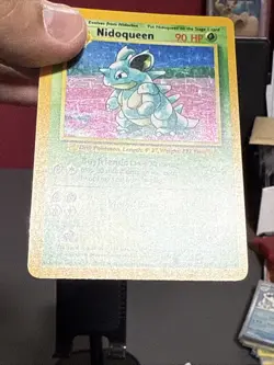 Pokemon Card Nidoqueen 7/64 No Symbol Error Jungle WOTC Light Play - Image 4
