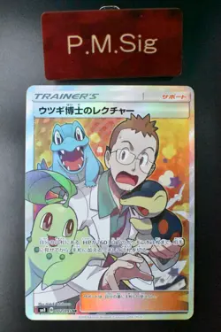 Professor Elm's Lecture 102/095 Super Burst Impact 2018 SR Full Art Pokemon Card - Image 1