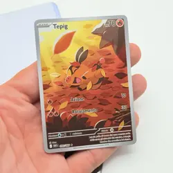 CARTA POKEMON CARD TEPIG 096/086 - ITA - FUOCO BIANCO - 2025 - NEAR MINT - Image 2