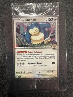 Pokemon TCG - Hop's Snorlax 117/159 - Stamped EB Games Promo Card - Sealed - Image 1
