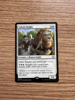 Valiant Knight - NM - MTG March of the Machine - Magic the Gathering - Image 1