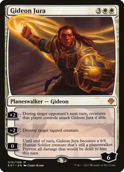 Gideon Jura Archenemy: Nicol Bolas PLD White Mythic Rare MAGIC CARD ABUGames - Image 1
